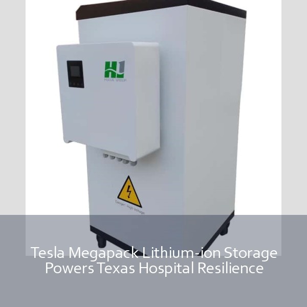 Tesla Megapack Lithium-ion Storage Powers Texas Hospital Resilience